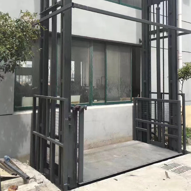 明水5吨室外升降货梯